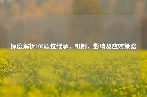 深度解析LOL段位继承，机制、影响及应对策略