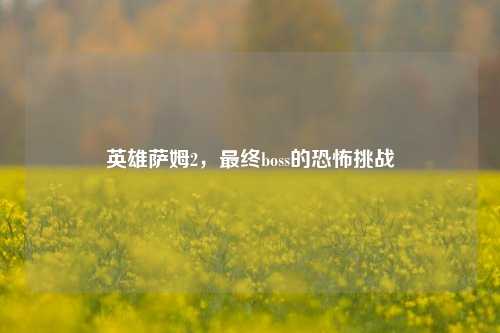 英雄萨姆2，最终boss的恐怖挑战